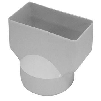 90mm Stormwater PVC Downpipe Adapter 100x50