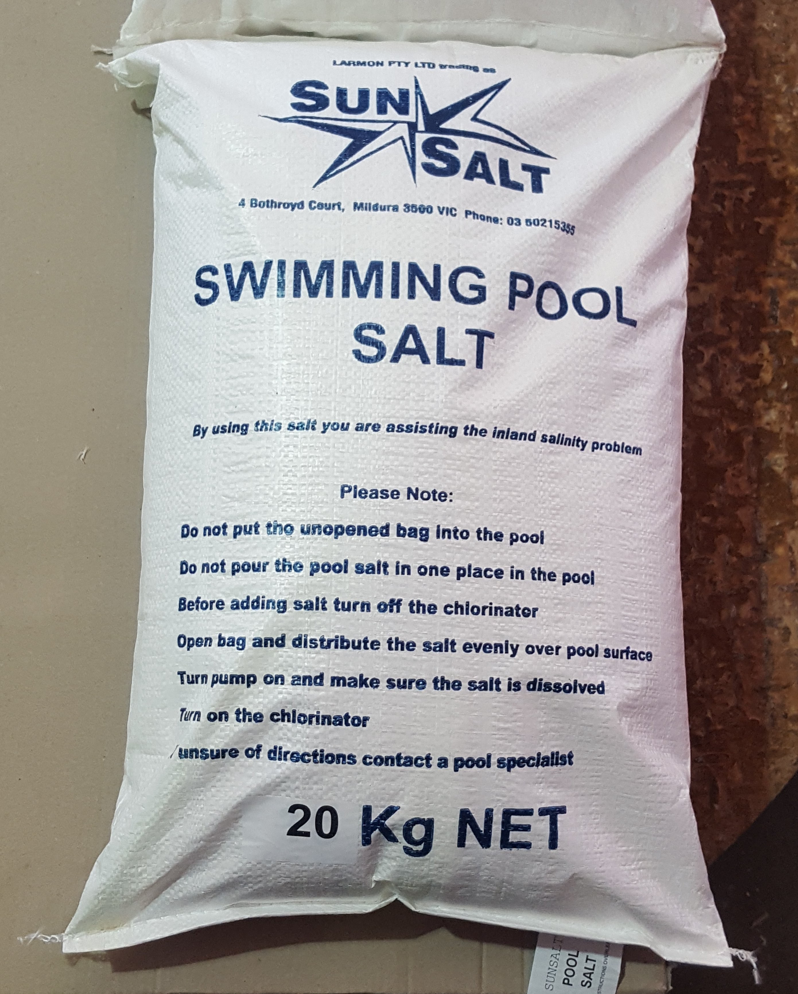 Pool Salt 20KG